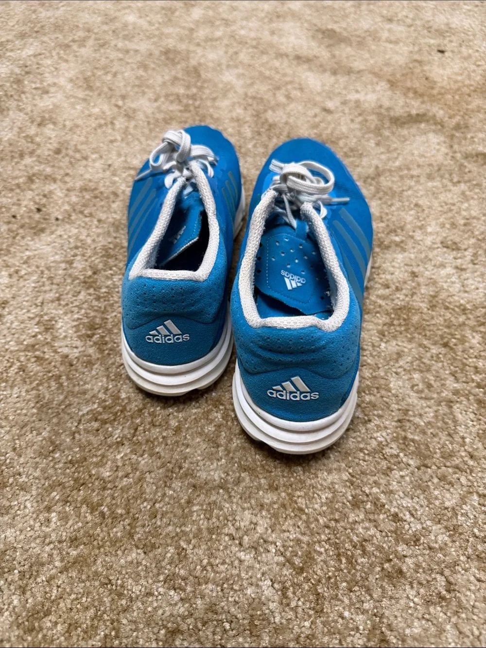 adidas Blue Lace-Up Athletic Sneakers